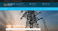 Desktop Screenshot of energymin.gov.gh